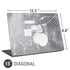 Faded Drumset Universal Laptop 15in (12.2 x 8.8in) Skin